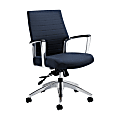 Global® Accord Mid-Back Tilter Chair, 37"H x 25"W x 25"D, Admiral