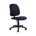 Global® Goal Low-Back Task Chair, 39"H x 20 1/2"W x 24 1/2"D, Midnight/Black