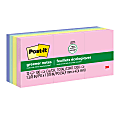 Post-it® Greener Notes, 12 Pads, 1 3/8 in x 1 7/8 in, 100% Recycled, Clean Removal, School Supplies and Office Products, Sticky Notes  - 653RPA 1 thumbnail image
