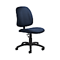 Global® Goal Low-Back Task Chair, 39"H x 20 1/2"W x 24 1/2"D, Admiral/Black