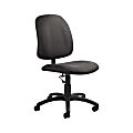 Global® Goal Low-Back Task Chair, 39"H x 20 1/2"W x 24 1/2"D, Slate/Black