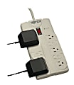 Tripp Lite Protect It! Surge Protector, 8 Outlets, 8 ft. Cord, 1440 Joules, Light Gray