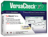 VersaCheck X9 For QuickBooks, 2024, 5 Users, For Windows®, CD/Product Key