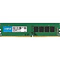Crucial 8GB DDR4 SDRAM Memory Module - For Desktop PC, Motherboard, Computer - 8 GB (1 x 8GB) - DDR4-3200/PC4-25600 DDR4 SDRAM - 3200 MHz - CL22 - 1.20 V - Non-ECC - Unbuffered - 288-pin - DIMM - Lifetime Warranty
