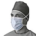 Medline Surgical Face Masks, With Horizontal Ties, Blue, Pack Of 300 1 thumbnail image