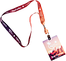 Custom Full-Color Lanyard ID Badge, 3" x 35", White 1 thumbnail image