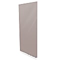 Ghent Aria Low-Profile Magnetic Glass Whiteboard, 48" x 36", Lilac Gray