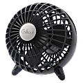 Chillout USB/AC Adapter Personal Fan, Black, 6"Diameter, 1 Speed 1 thumbnail image