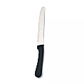 American Metalcraft Full-Tang Steak Knives, 5", Silver/Black, Pack Of 12 Knives
