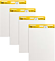Post-it® Super Sticky Easel Pads, 25" x 30", 4 Pads, 30 Sheets/Pad, School Supplies for Classrooms, White 1 thumbnail image