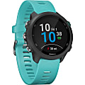 Garmin Forerunner 245 GPS Watch - Wrist - 1.2" - 240 x 240 - Bluetooth - GPS - 168 Hour - Aqua - Glass Lens - Fiber Reinforced Polymer Case - Silicone Band 1 thumbnail image