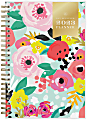 Day Designer Weekly/Monthly Planning Calendar, 5” x 8”, Secret Garden Mint Frosted, January To December 2023, 140103