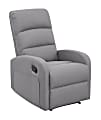 New Ridge Home Goods Charlotte Recliner, Cement 1 thumbnail image