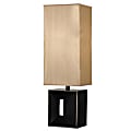 Kenroy Niche Table Lamp, Oil-Rubbed Bronze Finish Base/Amber Shade