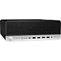 HP EliteDesk 705 G5 Desktop Computer - AMD Athlon PRO 300GE 3.40 GHz - 8 GB RAM DDR4 SDRAM - 256 GB SSD - Small Form Factor - Windows 10 Pro 64-bit - AMD Radeon Vega 3 Graphics - DVD-Writer - English Keyboard - 180 W 1 thumbnail image