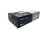 Strong Manufacturers Powdered Vinyl Food Service Gloves, Medium, Clear, 100 Gloves Per Box, Case Of 10 Boxes 1 thumbnail image