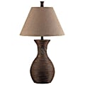Kenroy Santiago Table Lamp, 31"H, Natural Reed Finish Base/Tan Shade