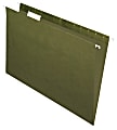 Office Depot® Brand Hanging Folders, 1/5 Cut, Legal Size, 100% Recycled, Green, Pack Of 25