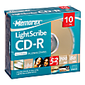 Memorex LightScribe 52x CD-R Media - 120mm - 1.33 Hour Maximum Recording Time 1 thumbnail image