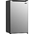 Danby Diplomat 4.4 cu. ft. Compact Refrigerator - 4.40 ft³ - Reversible - 4.40 ft³ Net Refrigerator Capacity - 120 V AC - Stainless Steel, Black