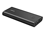 Anker PowerCore+ 26800 - Power bank - 26800 mAh - 96.48 Wh - 2.4 A - QC 3.0 - 3 output connectors (USB) - black 1 thumbnail image
