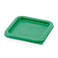 Cambro Square Polyethylene Food Storage Lids, 2 Qt/4 Qt, Green, Pack Of 6 Lids 1 thumbnail image