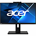 Acer B248Y Webcam Full HD LCD Monitor - 16:9 - Black - 23.8" Viewable - In-plane Switching (IPS) Technology - LED Backlight - 1920 x 1080 - 16.7 Million Colors - 250 Nit - 4 ms - Speakers - HDMI - DisplayPort