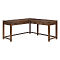 Office Star™ Baton Rouge Work Smart® Sit-To-Stand 60"W L-Computer Desk, Brushed Walnut 1 thumbnail image