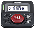 Panasonic® KX-TGA710 Call Block Button With Bilingual Talking Caller ID, Black 1 thumbnail image