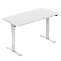 FlexiSpot EC1 Electric Height-Adjustable Standing Desk, 48-5/8"H x 48"W x 30"D, White 1 thumbnail image