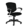 Global® Supra Tilter Chair, Mid-Back, 39"H x 26"W x 26"D, Black Coal/Black 1 thumbnail image