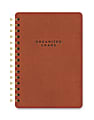 Studio Oh! Agatha Notebook, 8-1/4” x 6-1/4”, 1 Subject, College Rule, 208 Pages, Organized Chaos (Cinnamon Brown) 1 thumbnail image