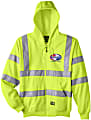 Custom Berne Men's Hi-Vis Class 3 Lined Promotional Hooded Sweatshirt 1 thumbnail image