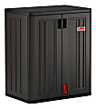 Suncast Commercial HDPE 2-Shelf Base Storage Cabinet, Gray 1 thumbnail image