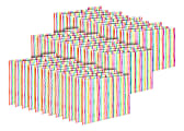 Barker Creek Tab File Folders, Letter Size, Stripes, Pack Of 36 Folders