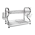 Better Chef 2-Level Dish Rack, 16", Chrome