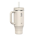 Takeya Fixed Handle Straw Tumbler, 40 Oz, Oat Milk 1 thumbnail image