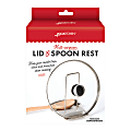 gia'sKITCHEN 2-in-1 Stainless Steel Lid & Spoon Rest, Silver 1 thumbnail image