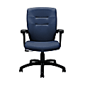 Global® Synopsis Tilter Chair, Mid-Back, 39 1/2"H x 24 1/2"W x 26 1/2"D, Admiral/Black