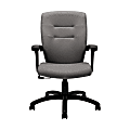 Global® Synopsis Tilter Chair, Mid-Back, 39 1/2"H x 24 1/2"W x 26 1/2"D, Slate/Black