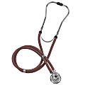 MABIS Legacy Sprague Rappaport Stethoscope, Adult/Medium/Infant Bells, Burgundy 1 thumbnail image
