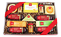 Givens Hickory Farm Savory Favorites Meat And Cheese Deluxe Gift Box 1 thumbnail image