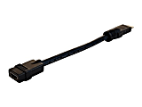 Comprehensive Pro AV/IT Series - HDMI extension cable with Ethernet - HDMI male to HDMI female - 6 ft - triple shielded - black - 4K support 1 thumbnail image