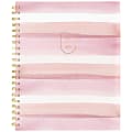 2024-2025 Cambridge® Leah Bisch™ Weekly/Monthly Academic Planner, 8-1/2" x 11", Stripe, July 2024 To June 2025, LB32-905A
