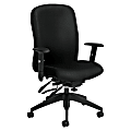 Global® Truform Multi-Tilter Chair, High-Back, Black Coal/Black, Standard Model 1 thumbnail image