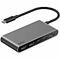 Belkin 5-Port USB-C Hub, USB-C to 2xUSB-A, 2xUSB-C, 1x4K HDMI, Docking Station, Black, AVC022FQSGY 1 thumbnail image