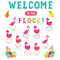 Schoolgirl Style Simply Stylish Tropical Welcome To The Flock Bulletin Board Set, Set Of 54 Pieces