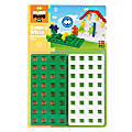 Plus-Plus Building Blocks Big Baseplate Duo, Green & White, Pack Of 2 1 thumbnail image