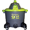 Koblenz Wet/Dry Vacuum Cleaner- 9 Gallon Tank - Dry Surface, Wet Surface - 10 ft Cable Length - 84" Hose Length - Dark Gray, Green