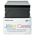 Memorex® Standard Jewel Cases, Black, Pack Of 25 1 thumbnail image